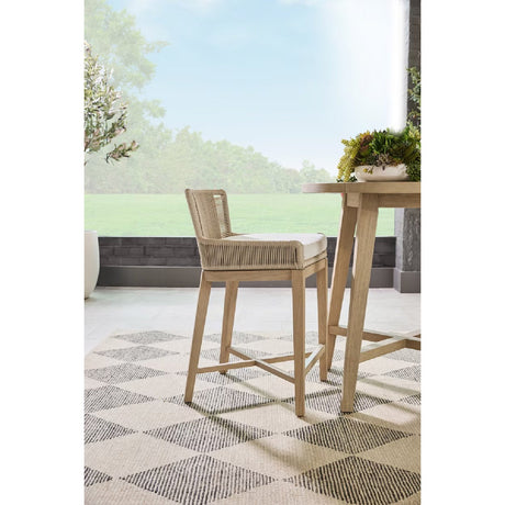 Modern European furniture - Outdoor Teak Round Counter Table - www.oroa.com