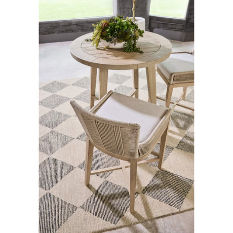 Modern European furniture - Outdoor Teak Round Counter Table - www.oroa.com