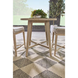 Modern European furniture - Outdoor Teak Round Counter Table - www.oroa.com