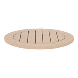 Round Teak Outdoor Dining Table | Living Essentials Boca