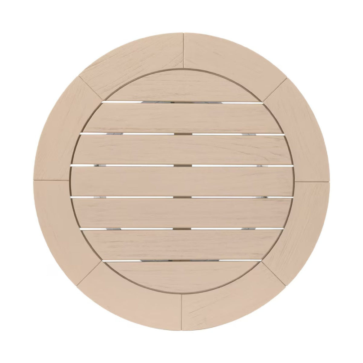 Round Teak Outdoor Dining Table | Living Essentials Boca