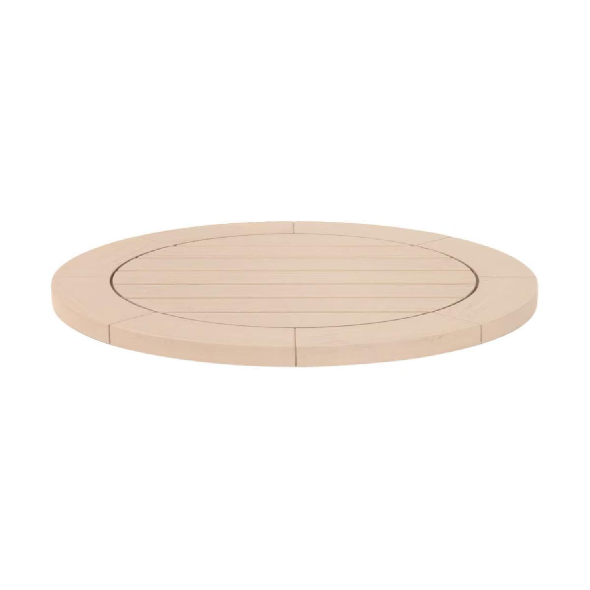 Round Teak Outdoor Dining Table | Living Essentials Boca
