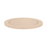 Round Teak Outdoor Dining Table | Living Essentials Boca