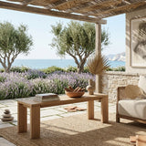 Modern European furniture - Teak Scandinavian Outdoor Bench - www.oroa.com