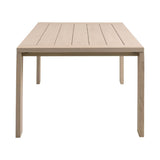 Modern European furniture - Teak Rectangular Outdoor Dining Table - www.oroa.com