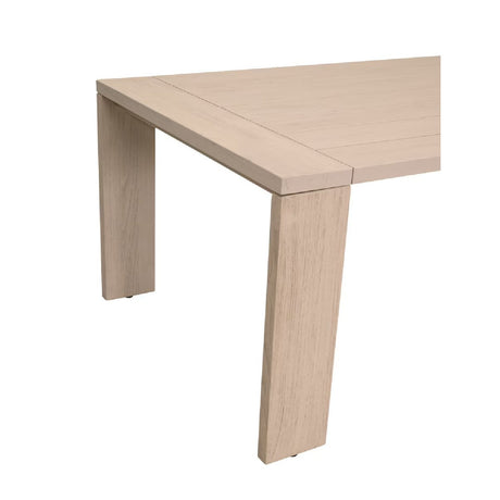 Modern European furniture - Teak Rectangular Outdoor Dining Table - www.oroa.com