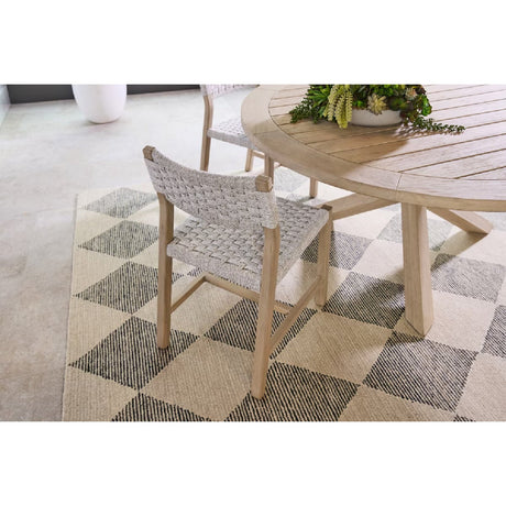 Modern European furniture - White Rope Indoor/Outdoor Dining Chairs (2) - www.oroa.com