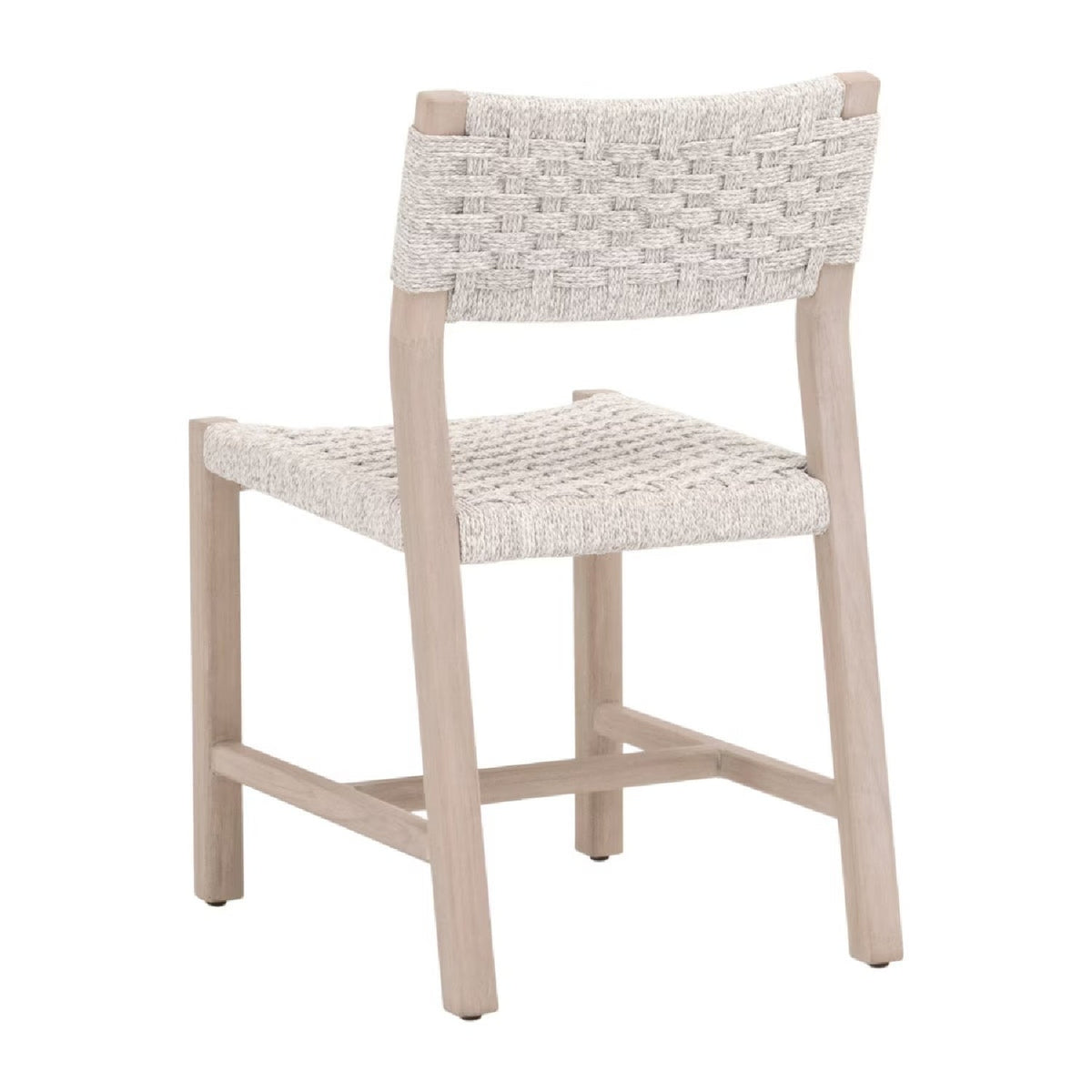 Modern European furniture - White Rope Indoor/Outdoor Dining Chairs (2) - www.oroa.com