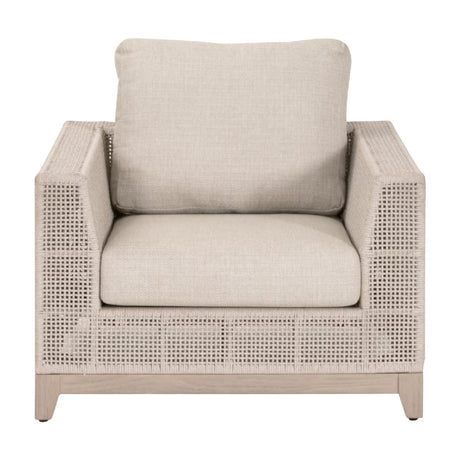 Modern European furniture - Flat Rope Outdoor Sofa Chair - www.oroa.com