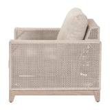 Modern European furniture - Flat Rope Outdoor Sofa Chair - www.oroa.com