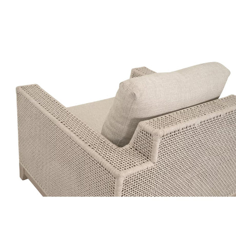 Modern European furniture - Flat Rope Outdoor Sofa Chair - www.oroa.com