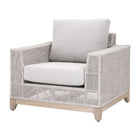 Modern European furniture - Flat Rope Outdoor Sofa Chair - www.oroa.com