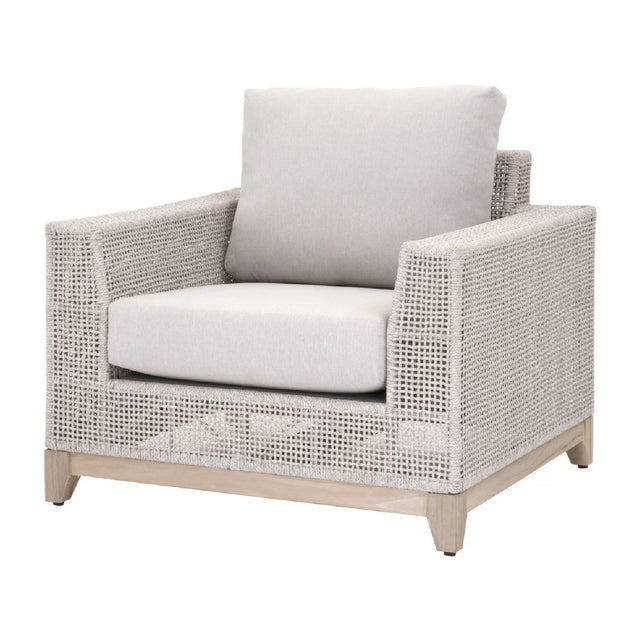 Modern European furniture - Flat Rope Outdoor Sofa Chair - www.oroa.com
