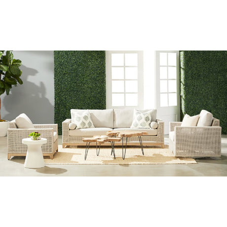 Modern European furniture - Flat Rope Outdoor Sofa Chair - www.oroa.com