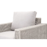 Modern European furniture - Flat Rope Outdoor Sofa Chair - www.oroa.com