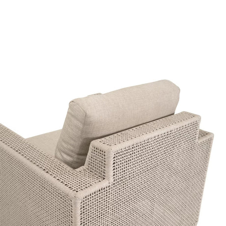 Flat Rope Outdoor Swivel Chair | Living Essentials Tropez