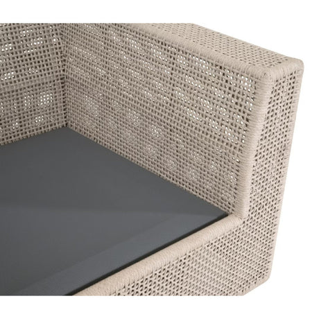 Flat Rope Outdoor Swivel Chair | Living Essentials Tropez