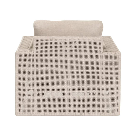 Flat Rope Outdoor Swivel Chair | Living Essentials Tropez