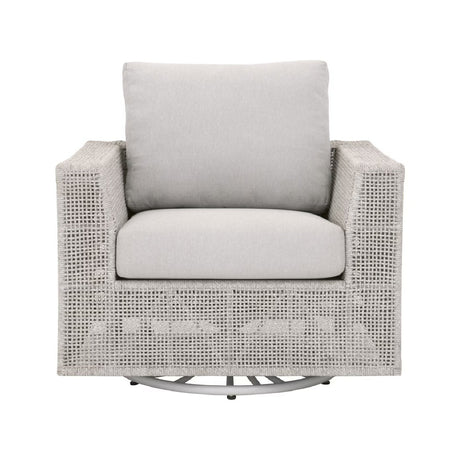 Flat Rope Outdoor Swivel Chair | Living Essentials Tropez