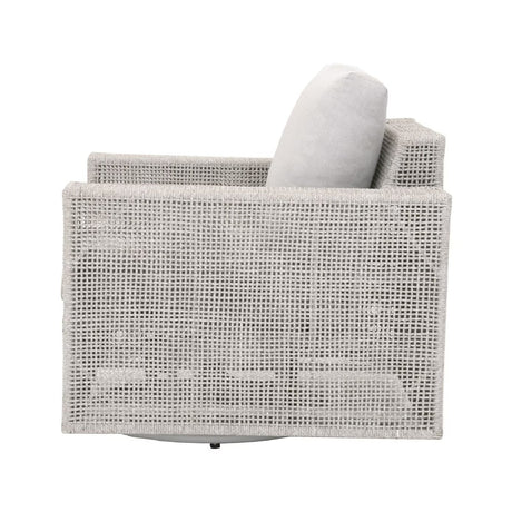 Flat Rope Outdoor Swivel Chair | Living Essentials Tropez