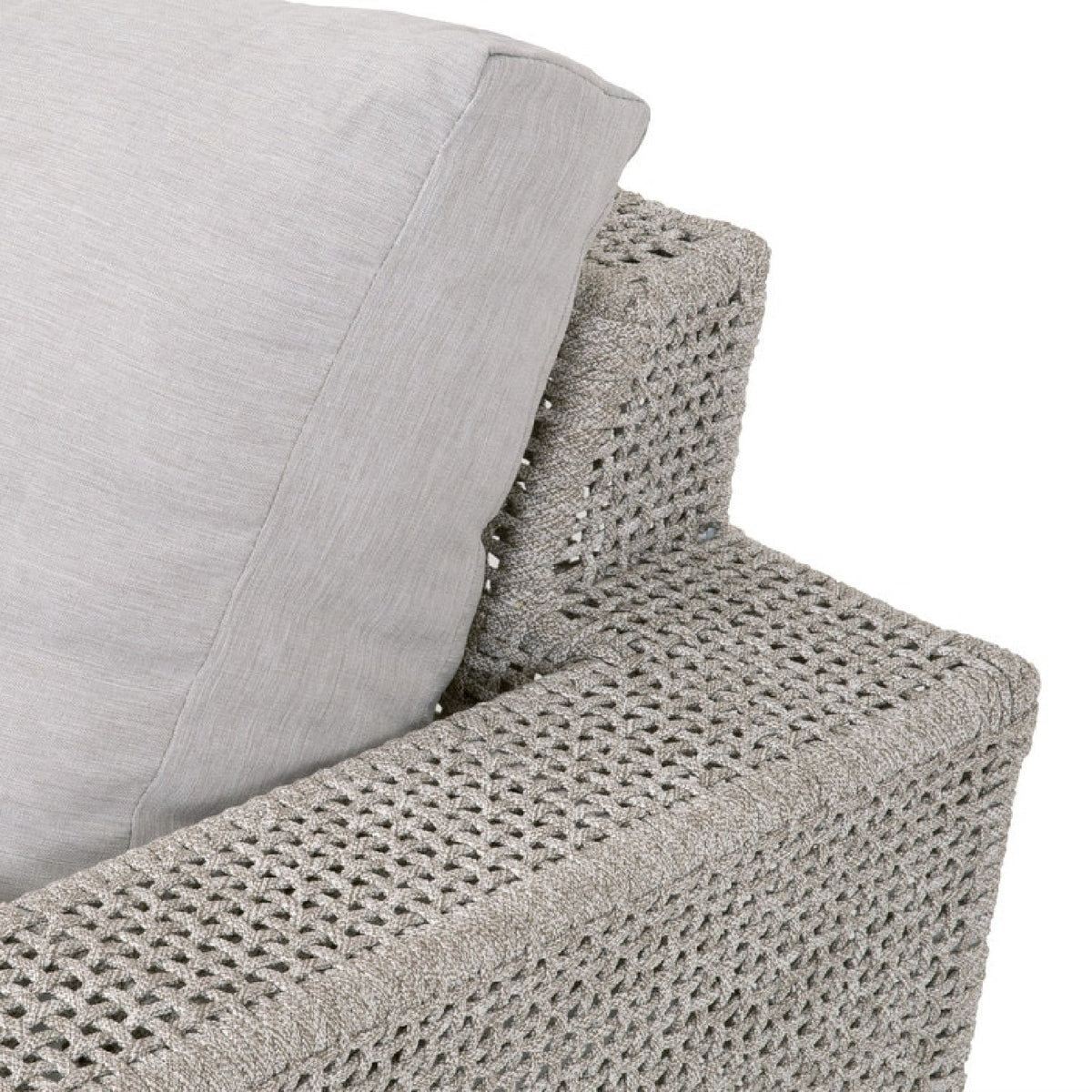 Modern European furniture - Flat Rope Outdoor Sofa - www.oroa.com