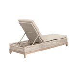 Modern European furniture - Beige Woven Rope Outdoor Chaise Lounge - www.oroa.com