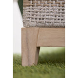 Modern European furniture - Taupe Stripes Outdoor Chaise Lounge - www.oroa.com
