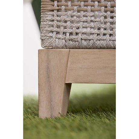 Modern European furniture - Taupe Stripes Outdoor Chaise Lounge - www.oroa.com