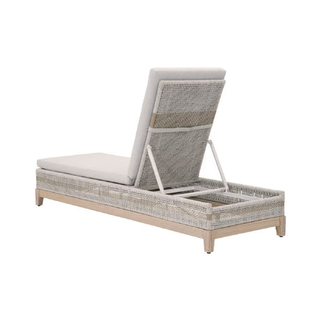 Modern European furniture - Taupe Stripes Outdoor Chaise Lounge - www.oroa.com