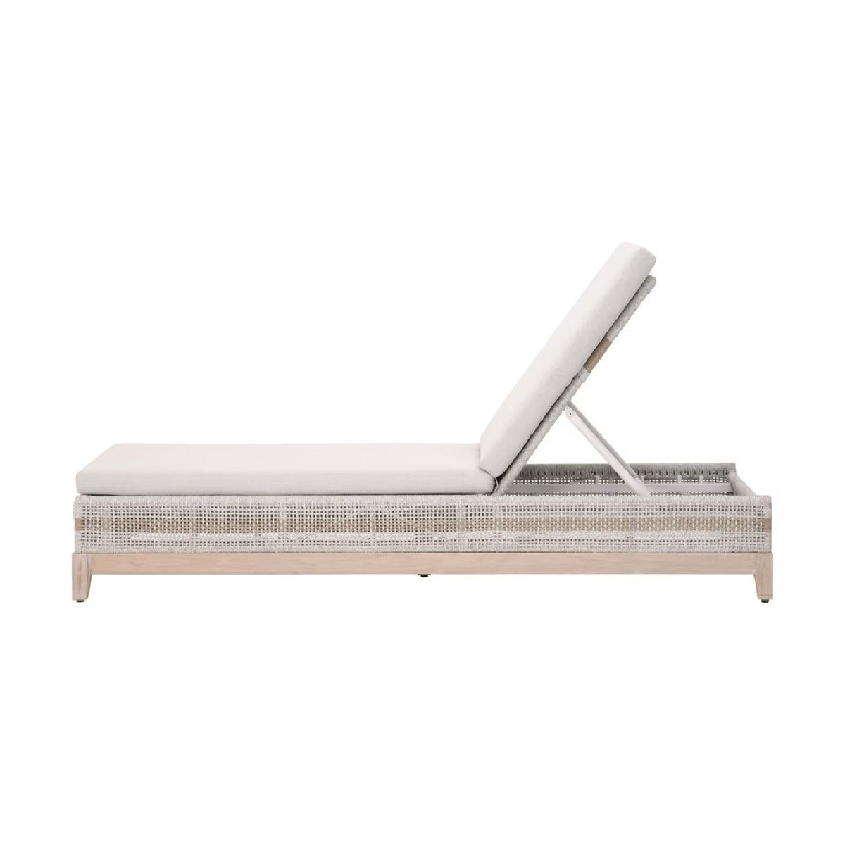 Modern European furniture - Taupe Stripes Outdoor Chaise Lounge - www.oroa.com