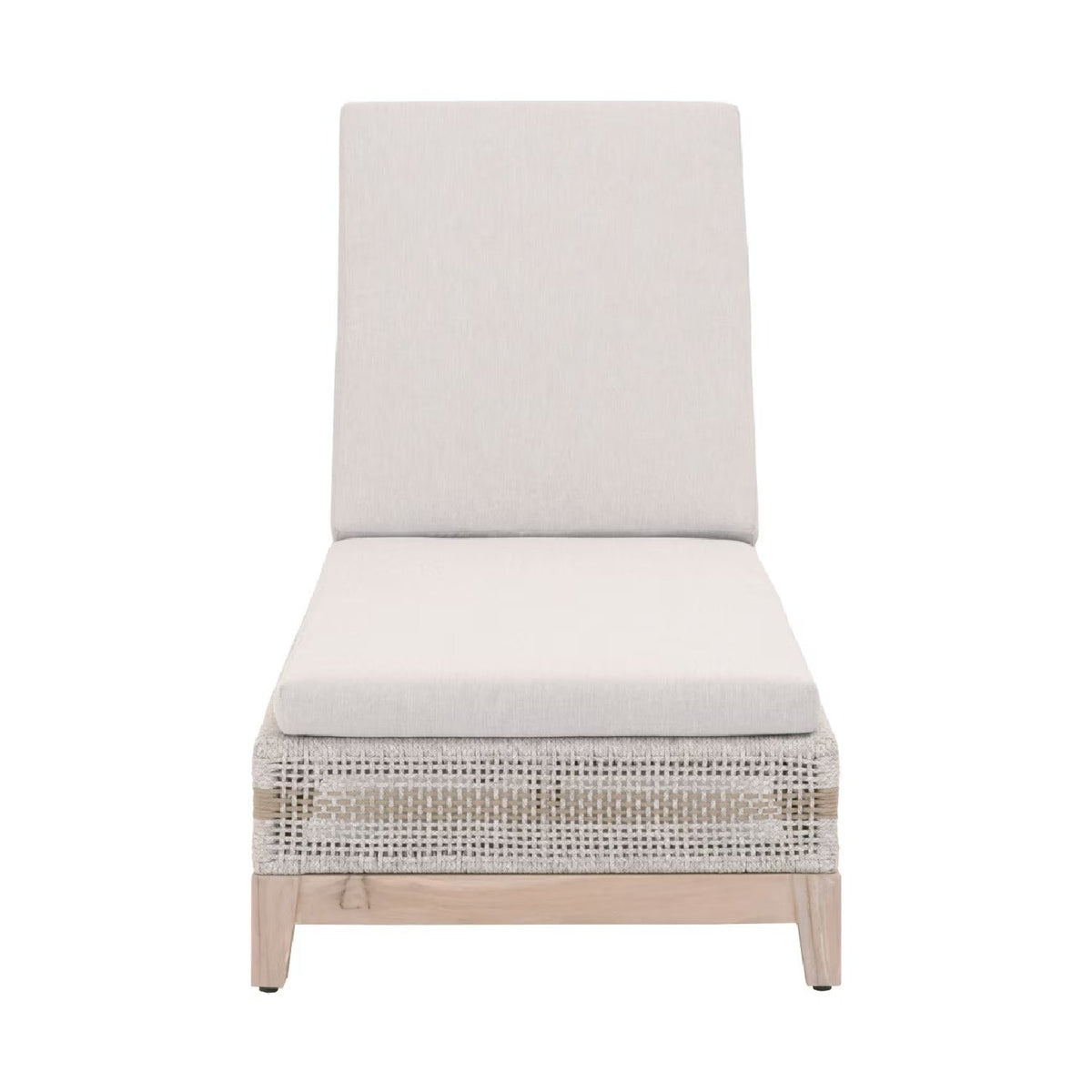 Modern European furniture - Taupe Stripes Outdoor Chaise Lounge - www.oroa.com