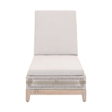 Modern European furniture - Taupe Stripes Outdoor Chaise Lounge - www.oroa.com