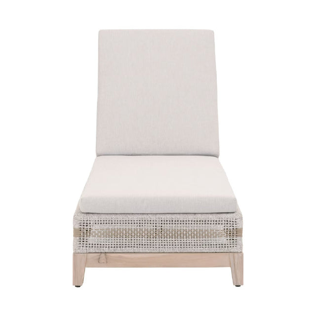 Modern European furniture - Taupe Stripes Outdoor Chaise Lounge - www.oroa.com