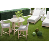 Modern European furniture - Taupe Stripes Outdoor Chaise Lounge - www.oroa.com