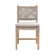 Modern European furniture - Interlaced Flat Rope Dining Chairs (2) - www.oroa.com