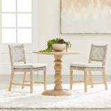 Modern European furniture - Interlaced Flat Rope Dining Chairs (2) - www.oroa.com