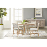 Modern European furniture - Interlaced Flat Rope Dining Chairs (2) - www.oroa.com