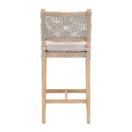 Modern European furniture - Interlaced Flat Rope Counter Stool - www.oroa.com