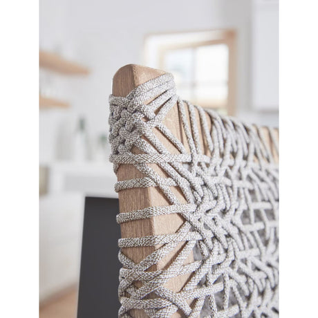 Modern European furniture - Interlaced Flat Rope Counter Stool - www.oroa.com