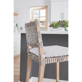 Modern European furniture - Interlaced Flat Rope Counter Stool - www.oroa.com