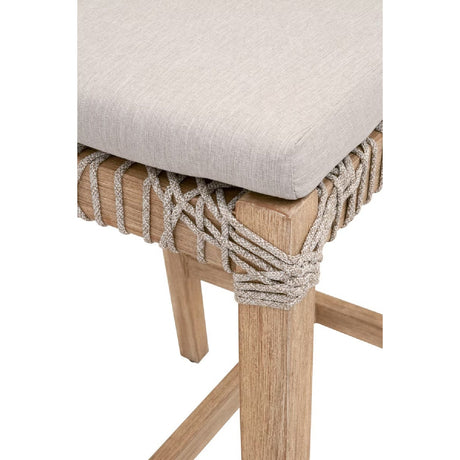Modern European furniture - Interlaced Flat Rope Counter Stool - www.oroa.com