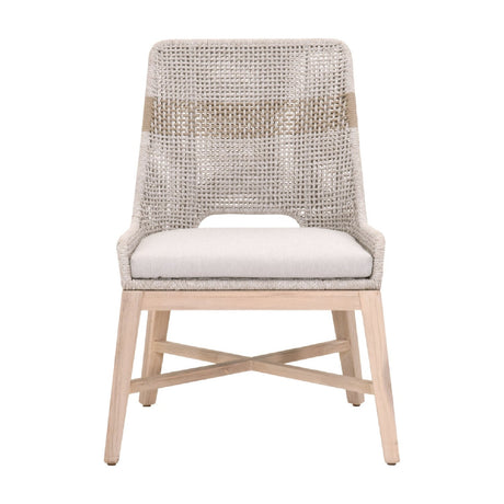 Modern European furniture - Taupe Rope Outdoor Dining Chairs (2) - www.oroa.com