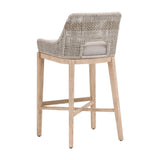 Modern European furniture - Taupe Stripe Rope Bar Stool - www.oroa.com