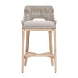 Modern European furniture - Taupe Stripe Rope Bar Stool - www.oroa.com