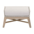 Modern European furniture - Taupe Rope Outdoor Footstool - www.oroa.com