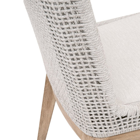 Modern European furniture - White Speckle Rope Dining Chairs (2) - www.oroa.com