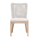 Modern European furniture - White Speckle Rope Dining Chairs (2) - www.oroa.com