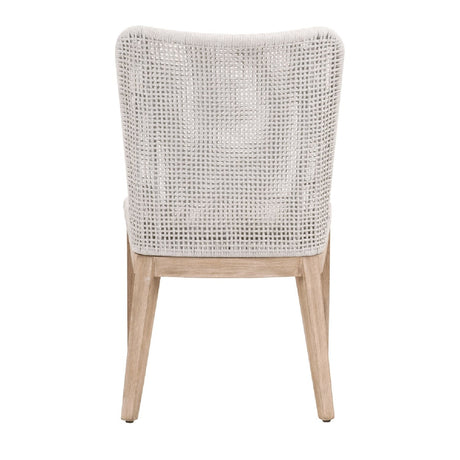 Modern European furniture - White Speckle Rope Dining Chairs (2) - www.oroa.com