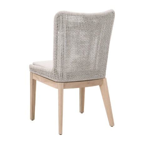 Modern European furniture - White Rope Outdoor Dining Chairs (2) - www.oroa.com