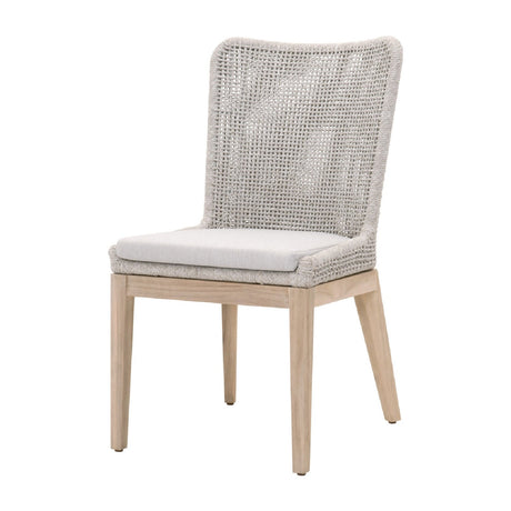 Modern European furniture - White Rope Outdoor Dining Chairs (2) - www.oroa.com